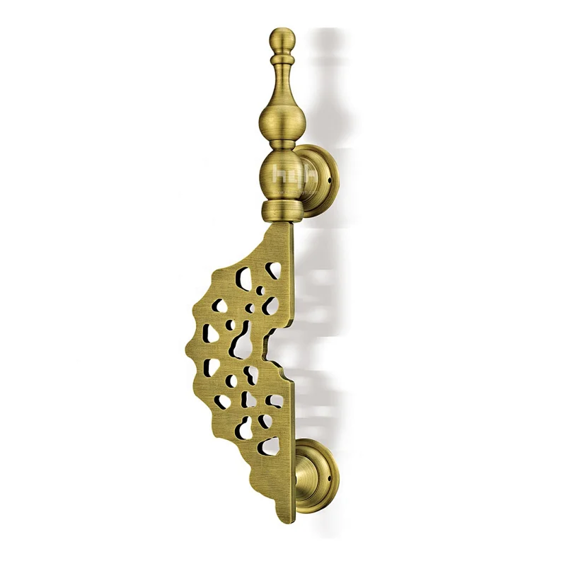 Dignified Brass Double Sided Wood Door Handle For Glass Door