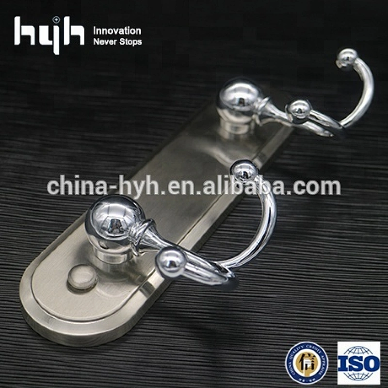 High Quality Clothes Double Clothes Hook in Zinc Alloy