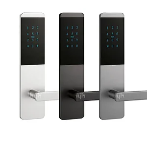 Good Quality Simple Aluminium Material Smart Lock Door, Card Key Apartment Door Lock rfid With Password TTLock