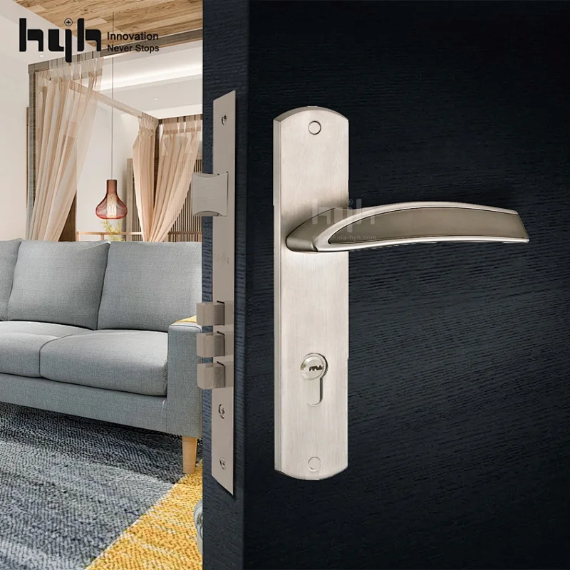 External Fancy Style Modern Zinc Security Bathroom Door Privacy Lock