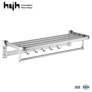 Perforated Space-Free Aluminum Towel Rack Toilet Bathroom Bathroom Hardware Pendant Set