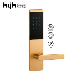 Good Quality Simple Aluminium Material Smart Lock Door, Card Key Apartment Door Lock rfid With Password TTLock