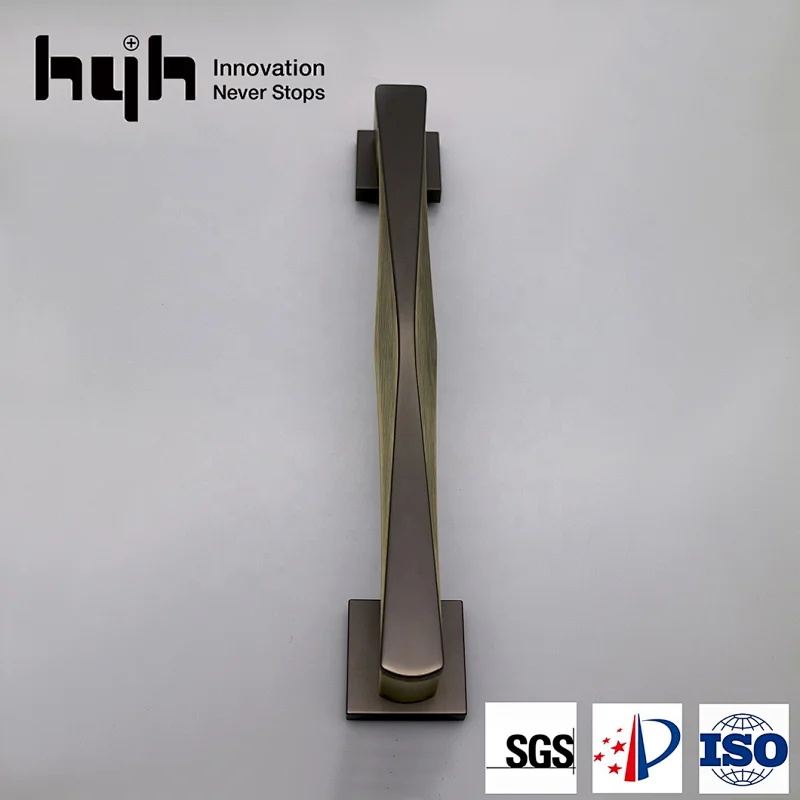 Big Sales Zamak Double Pull Door Pull Handle With Lock