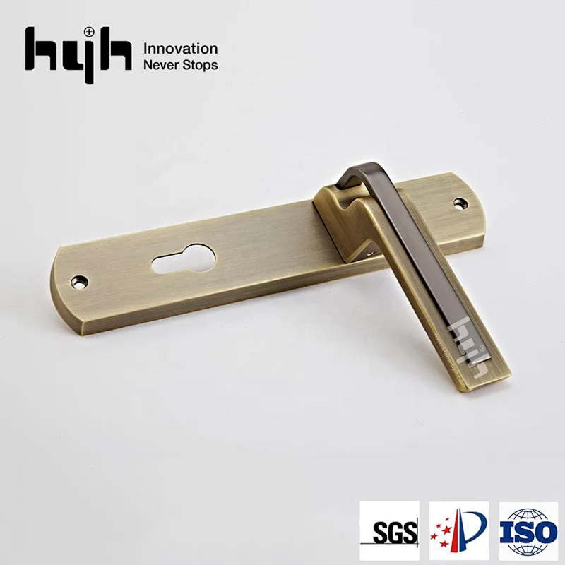 Top Technology European Style Double Side Zinc Alloy Passage Mortise Lock