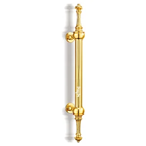 Gold Color Antique Brass Door Pull Door Handle Entry For Timber Door With High Quality