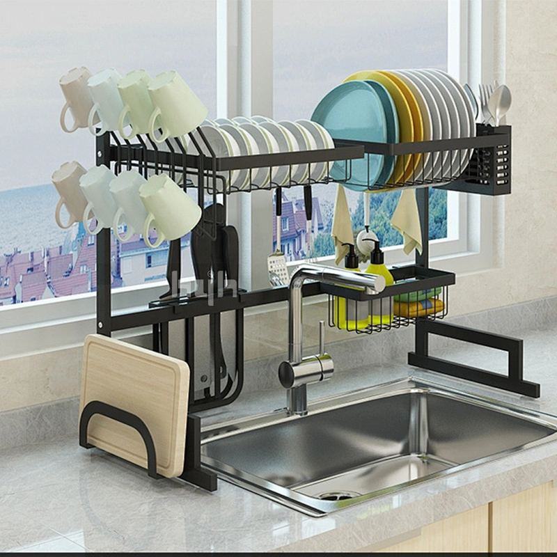 Hot Selling Aluminium storage rack wall mounted knife holder kitchen Kitchen Wall Mounted Dish Rack