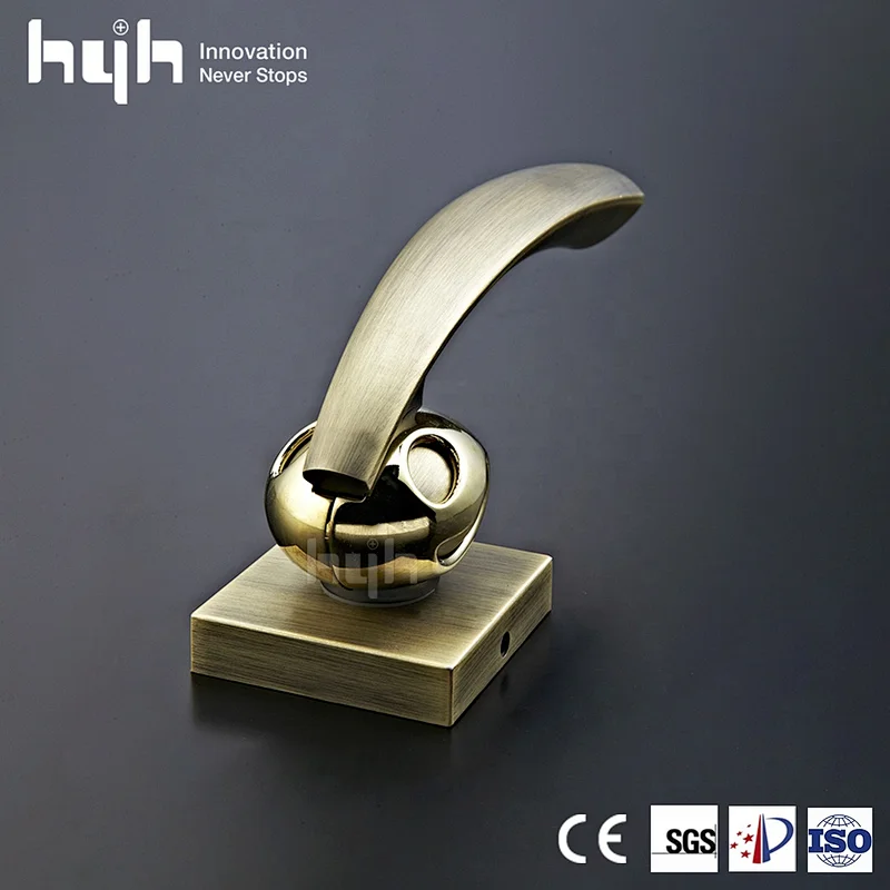 hyh Hot-selling Beautiful style Zinc Alloy Door Handle For Entry Doors