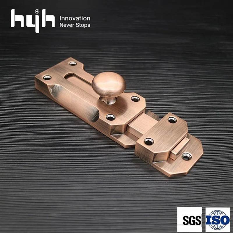 High Quality Zinc Hotel Wooden Room Door Latch