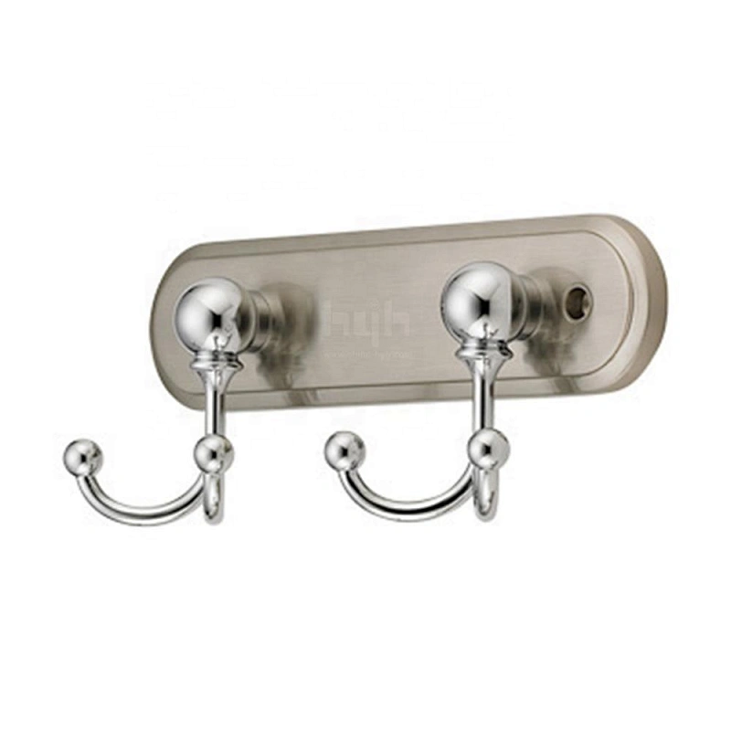 High Quality Clothes Double Clothes Hook in Zinc Alloy