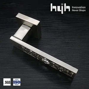 Modern Design Best Selling Zinc Alloy Mortise Brushed Door Handle With Reasonable Price