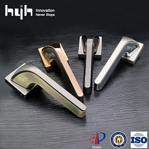 Handle Luxury Security Gold System Bathroom Manufacture Door Lock For Hotel