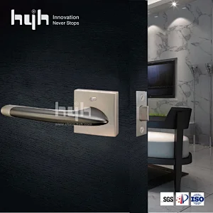 hyh High Security Double Sided Bedroom Privacy Luxury Door Handle Lock Set