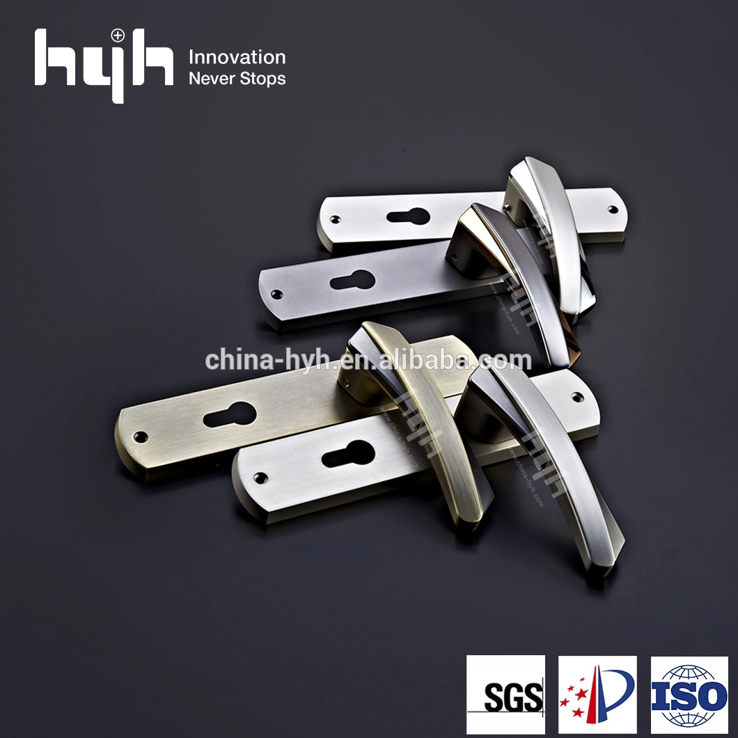 China Wooden Door Lever With Plate