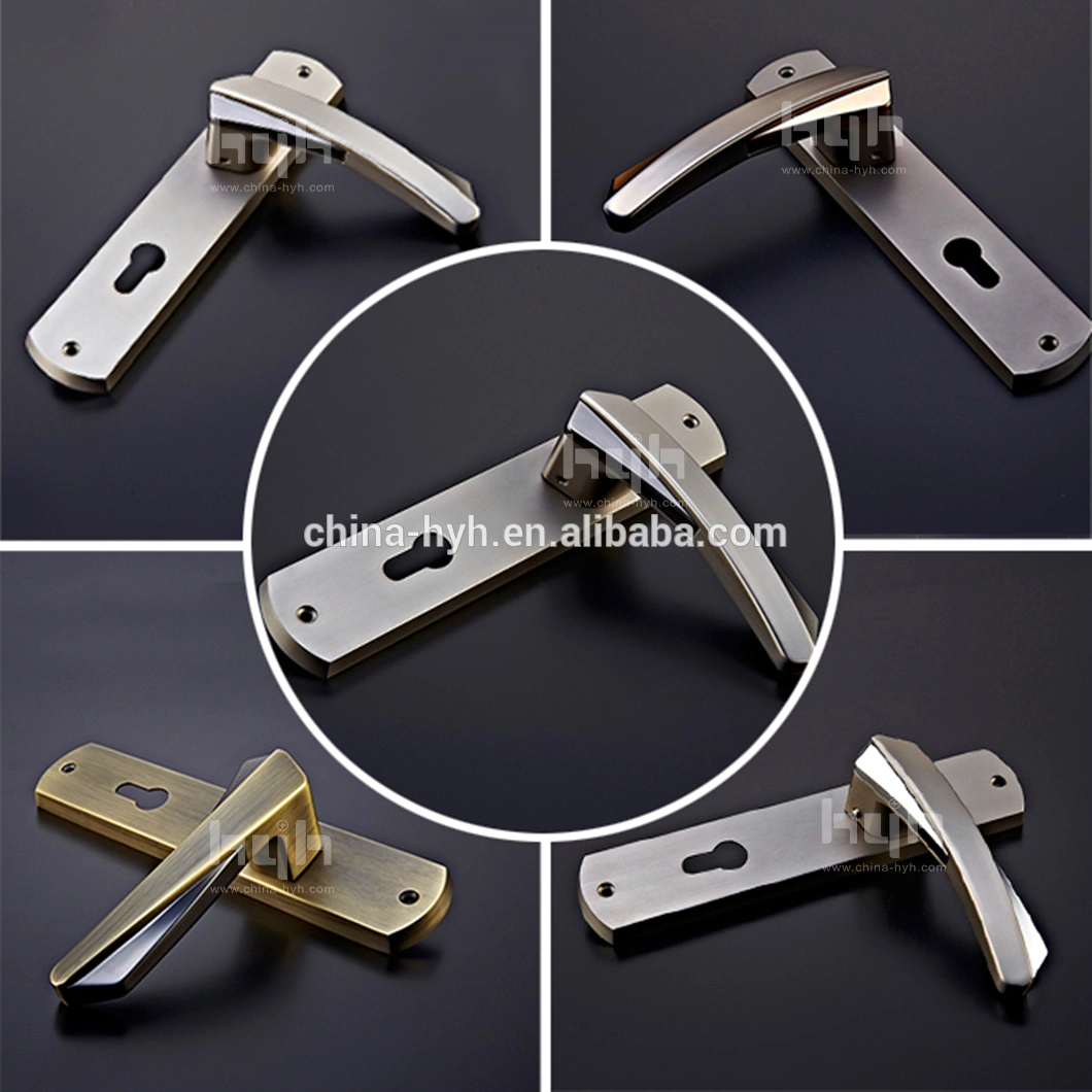Wooden Door Lever With Plate supplier