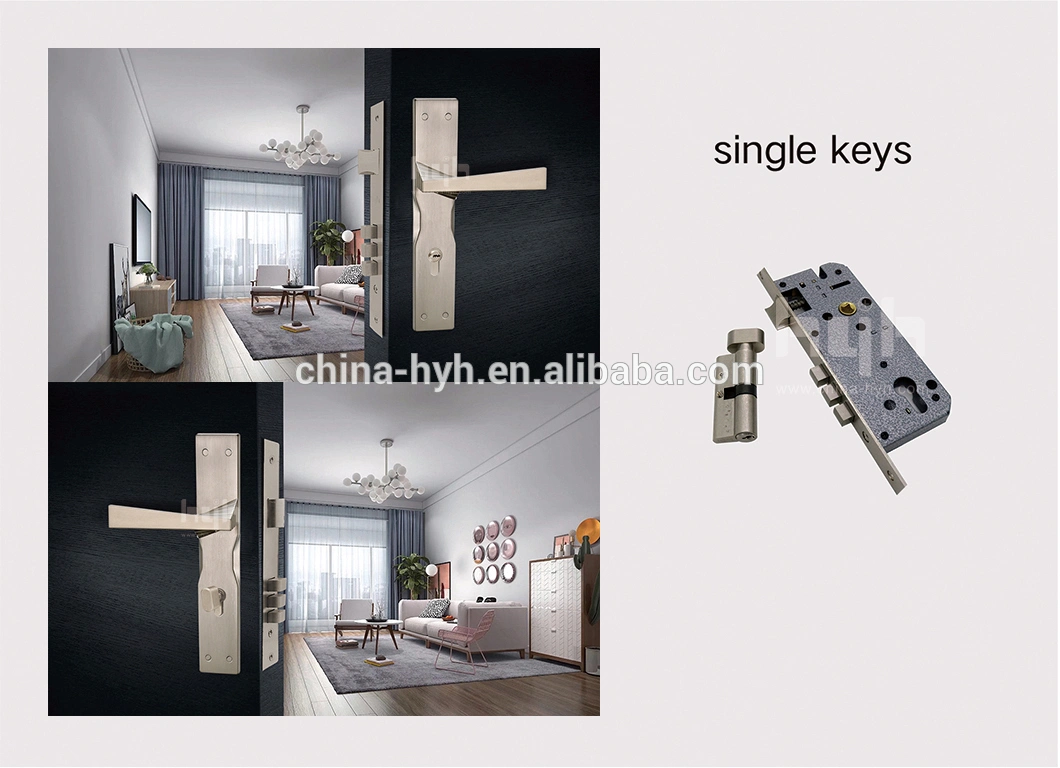 Wholesale lever door handles with backplate
