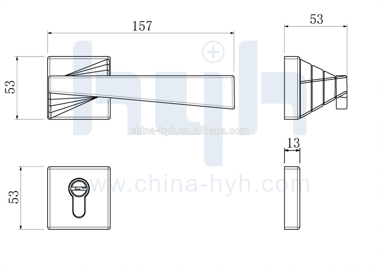 Classic Zinc Alloy Door Lock factory