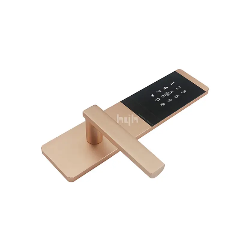Good Quality Simple Aluminium Material Smart Lock Door, Card Key Apartment Door Lock rfid With Password TTLock