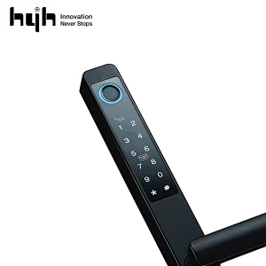Electric Fingerprint Smart Tuya App Digital Small Glass Sliding Door Lock