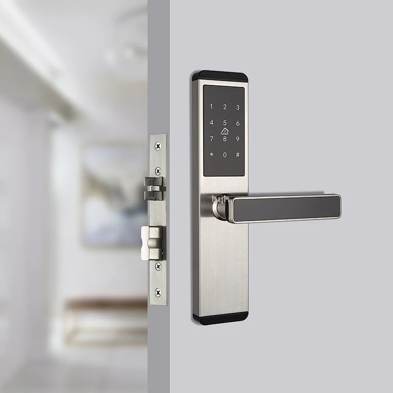 Stainless Steel Fingerprint Wifi Apartment Intelligent Password Door Lock