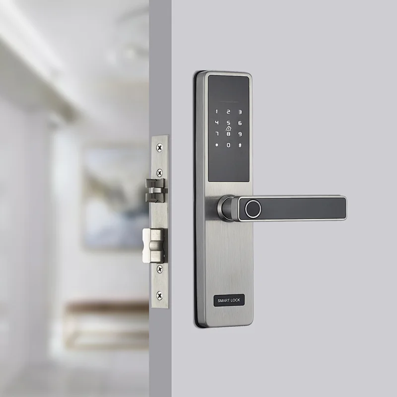 Stainless Steel Fingerprint Wifi Smart Lock Door