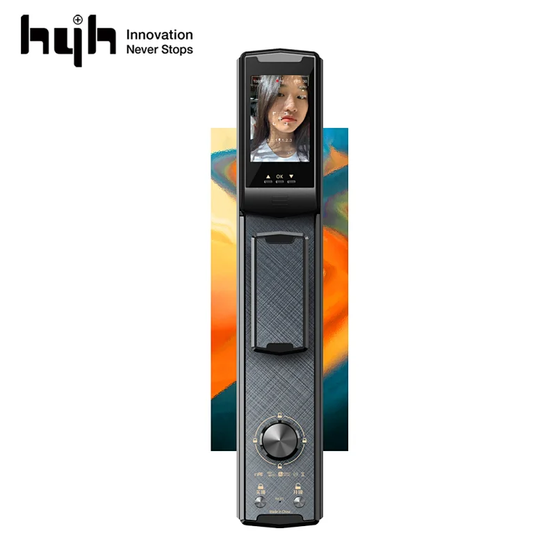 Aluminium Digital Tuya App Password 3D Face Recognition Smart Lock
