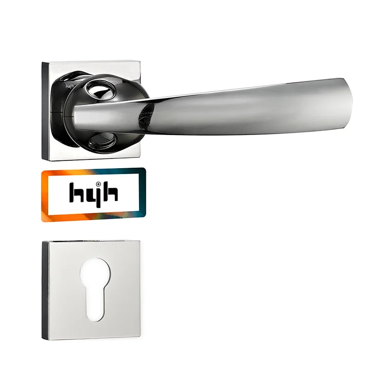 hyh Hot-selling Beautiful style Zinc Alloy Door Handle For Entry Doors