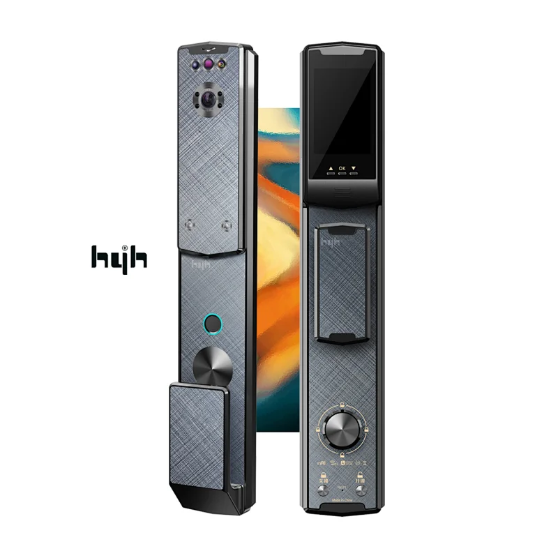Aluminium Digital Tuya App Password 3D Face Recognition Smart Lock