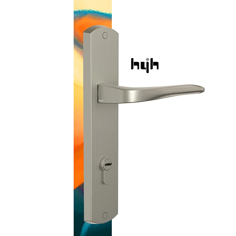 Lever Mortise Lock Door Handle For Security Door With Plate Lock