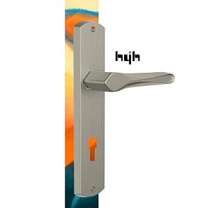 Hot Sales Zinc Alloy Easy To Install Brushed Good Choice Safe Plate Door Handle