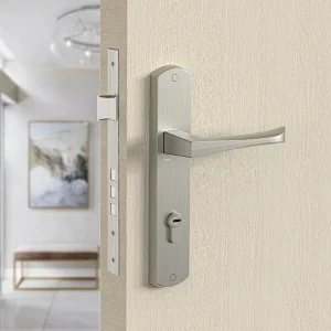 Special Gate Satin Nickel Finish Plate Door Lock