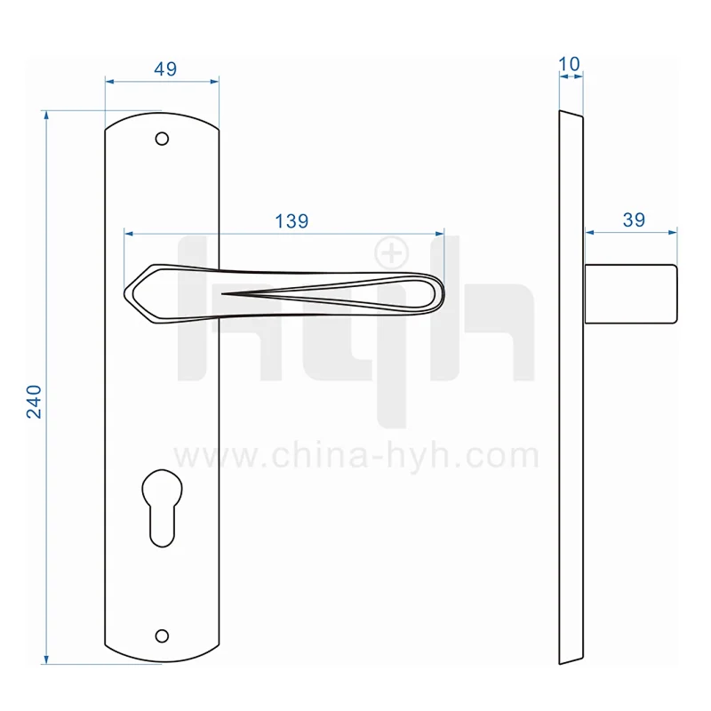 European Hardware Best Brand Lock Door Handle For Morocco