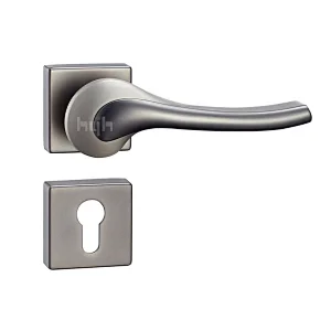 hyh Wooden Internal Lever Bathroom Gold Lock Door Handle With Handle