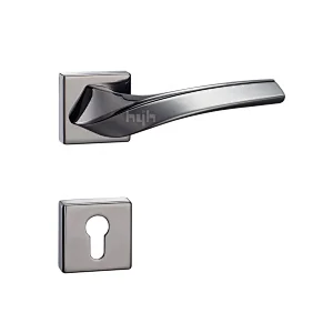 hyh Zinc Alloy Modern Style Outside Golden Door Handle For Door