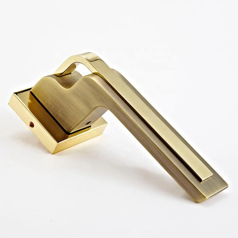 New Patent Zamak Villa Wooden Room Door Handle