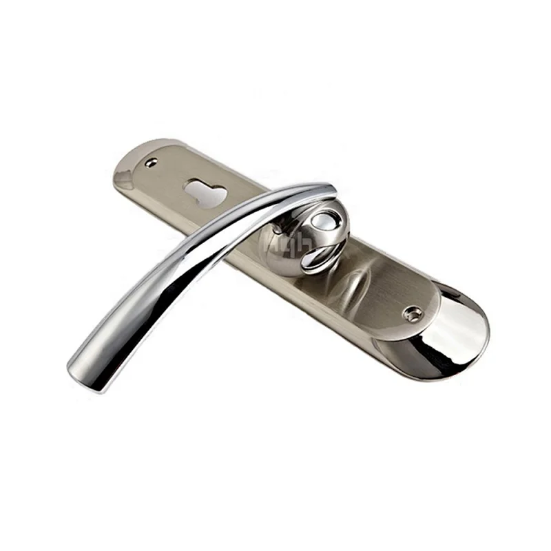 New Patent Design Fashion Modern Zinc Security Plate door Lock Handle