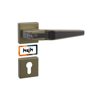 Guangdong-hyh Hardware Interior Traditional Wooden Lever Entrance Luxury handle Exterior Door Handle