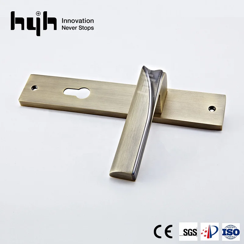 Top Quality Patent Design ModernType  ZInc Alloy Plate Door Handle