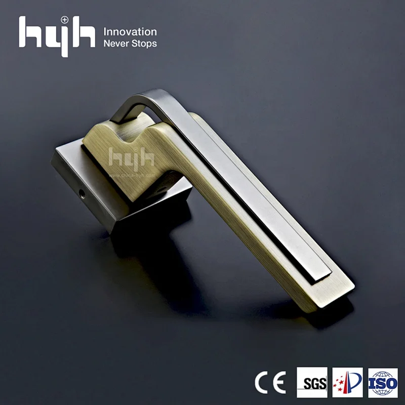 New Patent Zamak Villa Wooden Room Door Handle