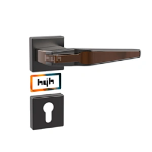 Guangdong-hyh Hardware Interior Traditional Wooden Lever Entrance Luxury handle Exterior Door Handle