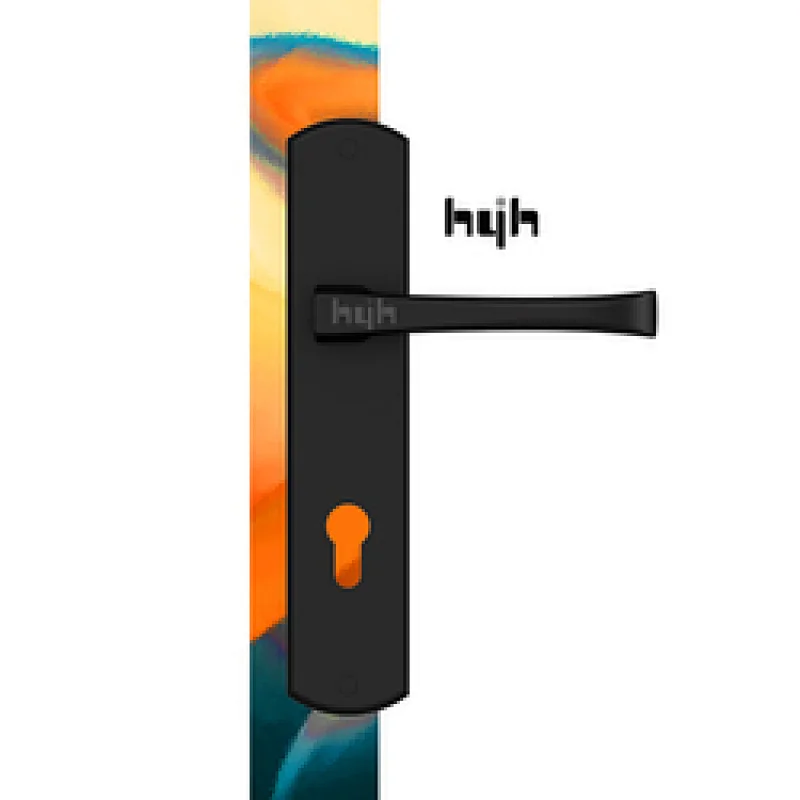 Guangdong-hyh Hardware South America Zinc High Quality Polish Chrome Modern Entrance Modern Door Handle