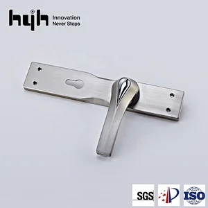 Chrome Plated New Popular Best Quality Bedroom Perfect Technology Plate Door Handle