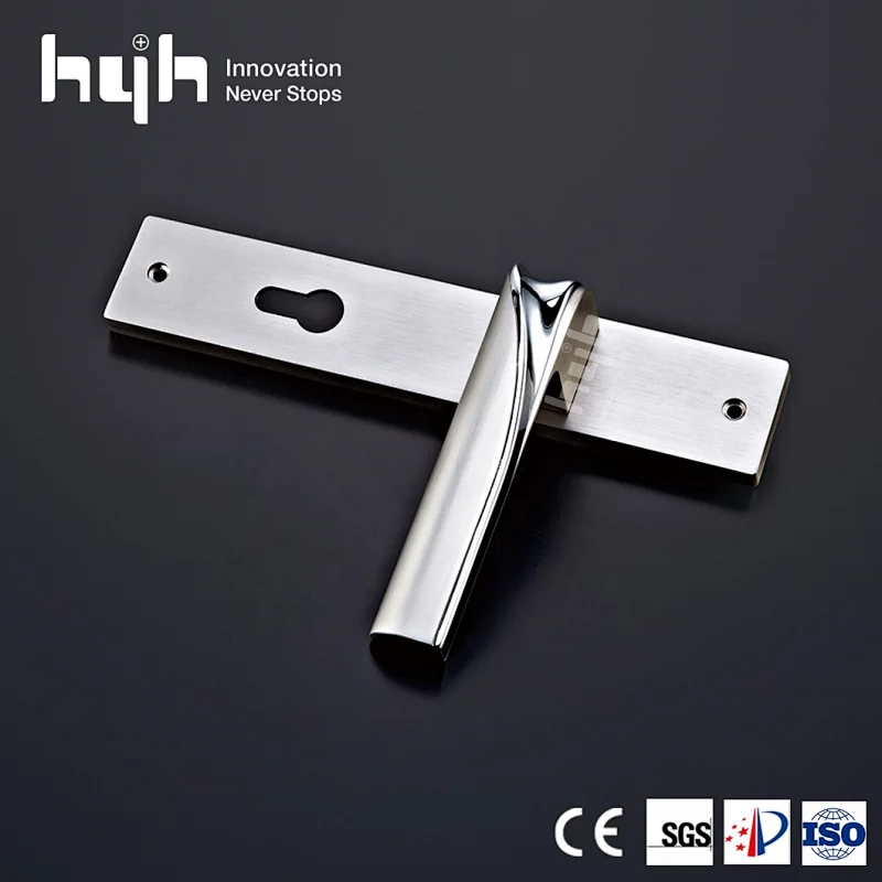 Top Quality Patent Design ModernType  ZInc Alloy Plate Door Handle