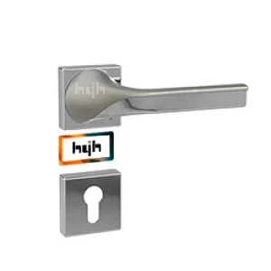 Guangdong-hyh Hardware Wooden Modern Interior  Door Handle black door handle