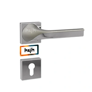 Guangdong-hyh Hardware Wooden Modern Interior  Door Handle black door handle