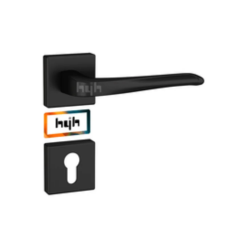 Guangdong-hyh Modern Stylish Design Zinc Security Quality Wooden Interior Door Handle Front Door Handles Wholesale For Door