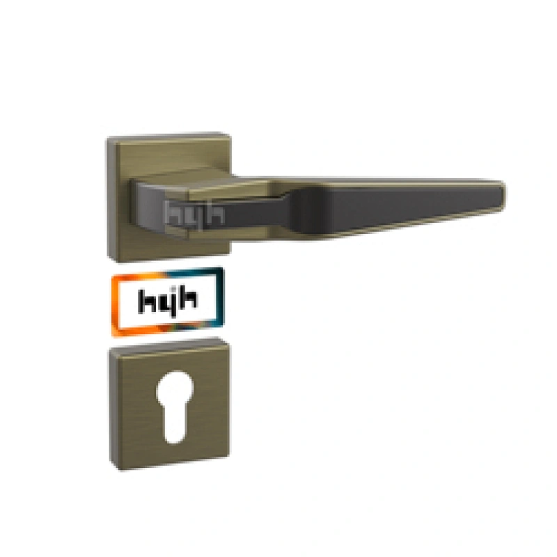 Guangdong-hyh Hardware Interior Traditional Wooden Lever Entrance Luxury handle Exterior Door Handle