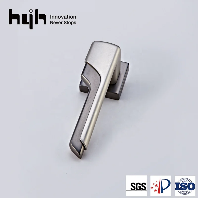 hyh Rose Gold Internal Round Door Handle/ Lock Front Door Handle Lock Set Luxury Matt Black Door Handle With Lock