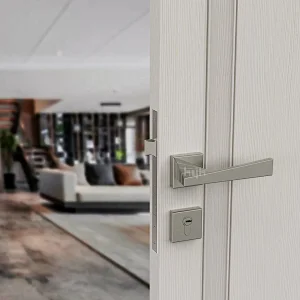 hyh New Zinc Alloy Leverset Industrial Door Handles For Exit Door Outside Exterior Door
