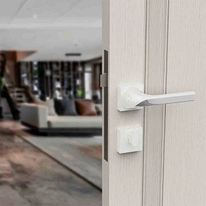 Guangdong-hyh Hardware Wooden Modern Interior  Door Handle black door handle