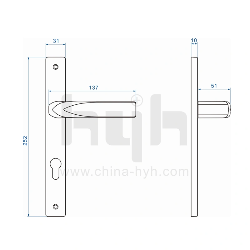 hyh Curve Door Lever In Sri Lanka